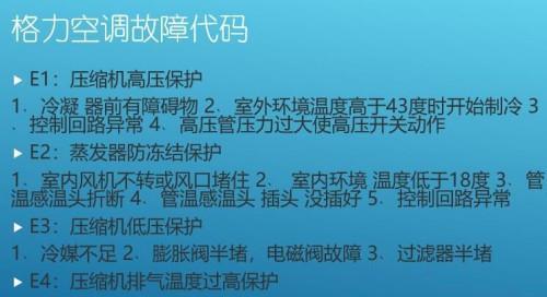 空调E6的故障原因与解决方法（探究空调E6故障的具体表现及处理方式）