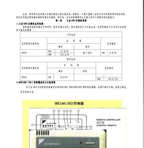 大金空调故障代码及解决方法（常见故障代码及解决方案）